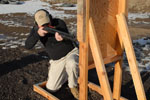 Shooting from a kneeling position